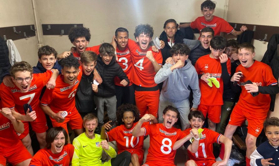 Les résultats du FCSA78 ce weekend, les U16 premiers !